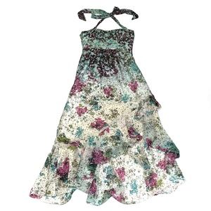Guess Floral Asymmetrical Dress Size 8